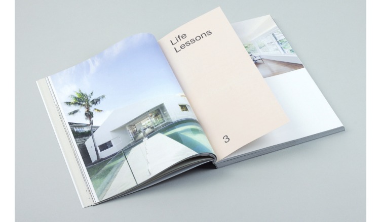 Interior spread from Chasing the Sky